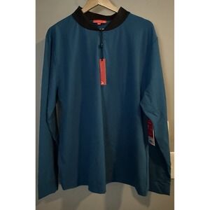 Redvanly‎ Shirt Briar Golf  1/4 Zip Pullover 4 Way Stretch Performance XL New